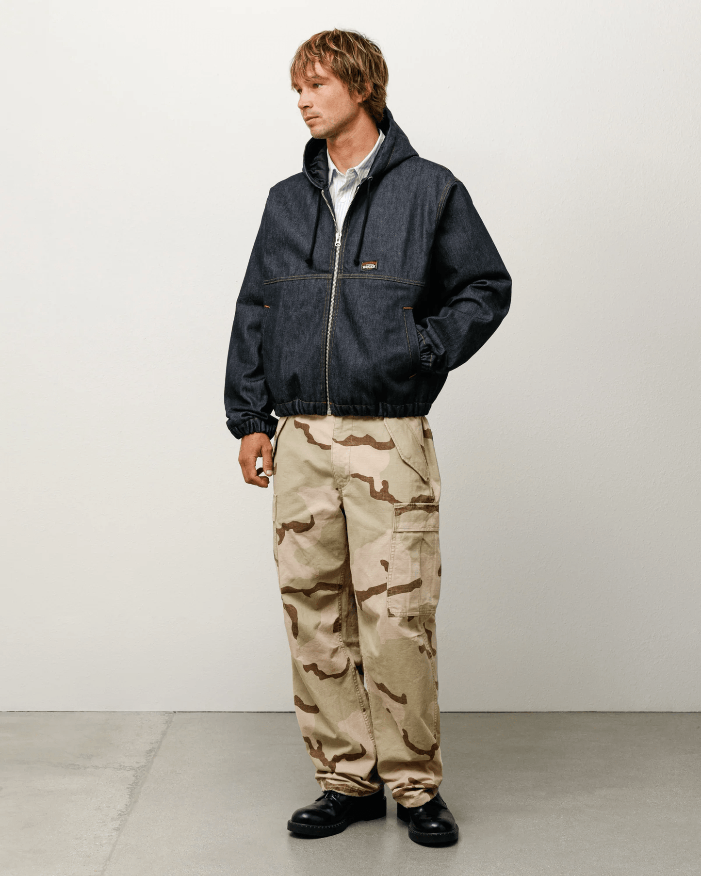 STUSSY 스투시 인슐레이티드 워크 자켓 – 로우 데님