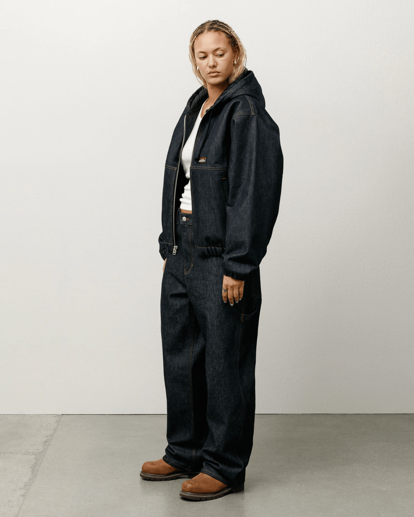 STUSSY 스투시 인슐레이티드 워크 자켓 – 로우 데님