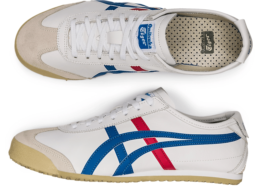 오니츠카 타이거 MEXICO 66 화이트/블루 유니섹스 스니커즈 1183C102.100 WHITE/BLUE