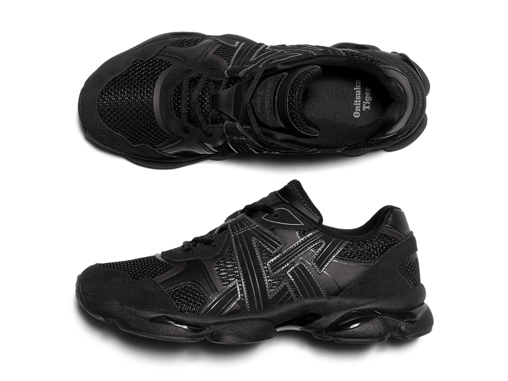 오니츠카 타이거 TIGRUN (티그런) 블랙/블랙 런닝 스타일 스니커즈 1183C478.001 BLACK/BLACK
