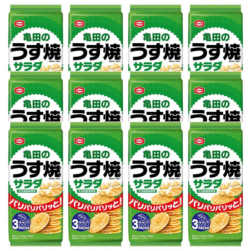 카메다 우스야키 샐러드 센베이 80g × 12봉