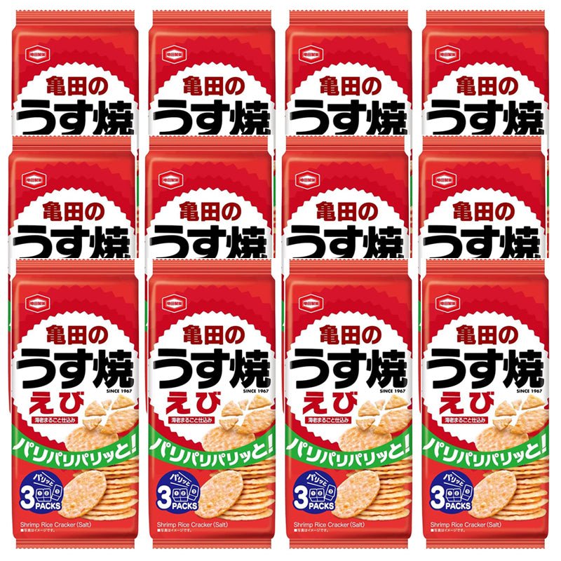 카메다 우스야키 새우맛 센베이 70g × 12봉