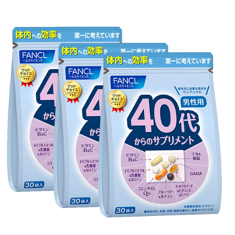 판켈 FANCL 연령별대 서플리멘트 20대부터 60대까지 옵션별 선택 남성용 여성용