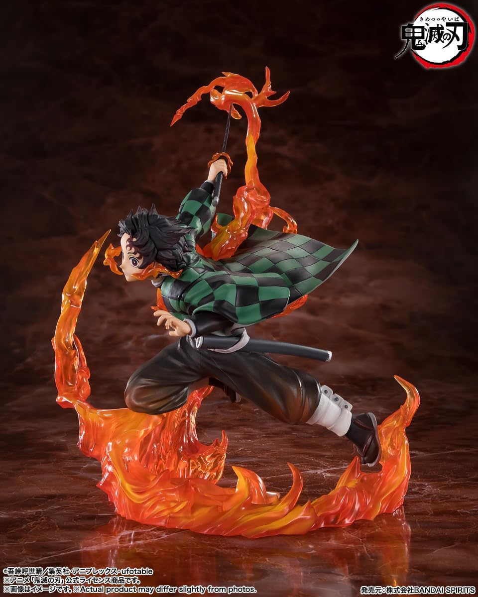 TAMASHII NATIONS Figuarts ZERO 귀멸의 칼날 카마도 탄지로 렌고쿠 칼자루 ver. 약 195mm PVC &ABS PC 도색 완성 피규어