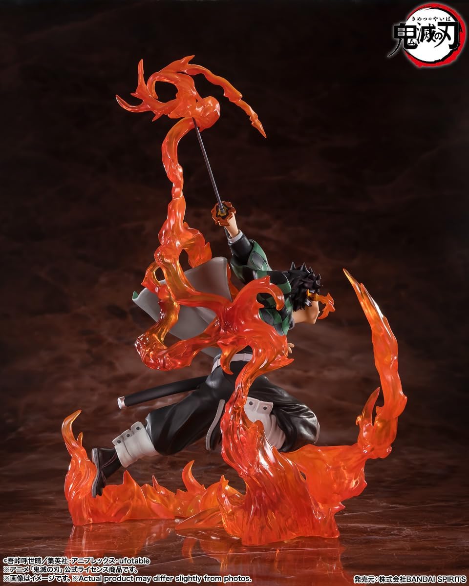 TAMASHII NATIONS Figuarts ZERO 귀멸의 칼날 카마도 탄지로 렌고쿠 칼자루 ver. 약 195mm PVC &ABS PC 도색 완성 피규어