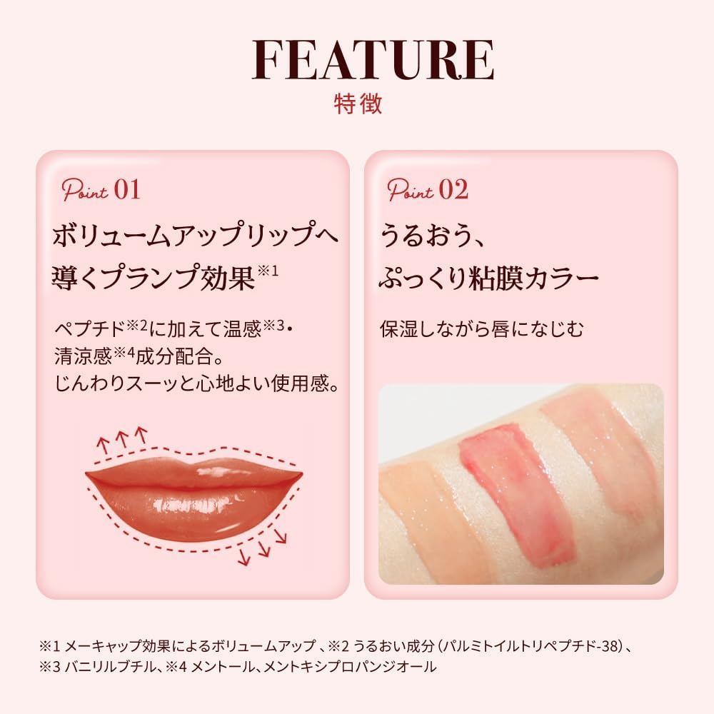 【멘소래담】 립 퐁듀 플럼 레드 2개 세트