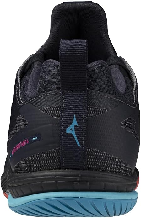 미즈노 MIZUNO 웨이브 드라이브 NEO4 남녀공용 탁구화 2E 다크그레이 레드 블루
