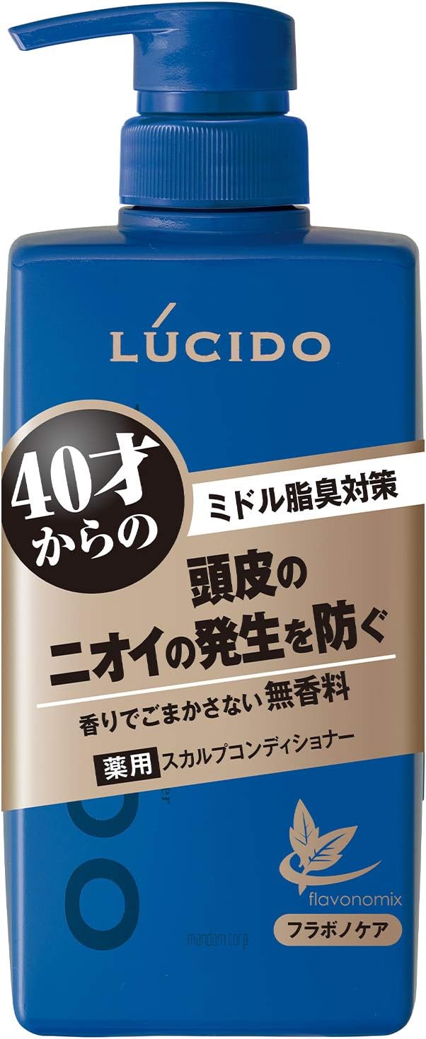 LUCIDO (루시도) 약용 헤어 & 스칼프 컨디셔너 | 두피 & 탈모 관리 | 무향료 | 450g
