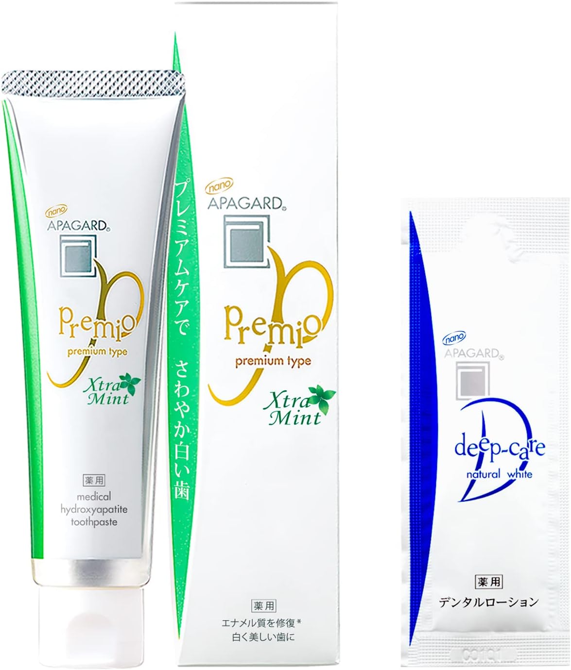 아파가드 프레미오 엑스트라민트 105g & 딥케어 액상치약(5ml)