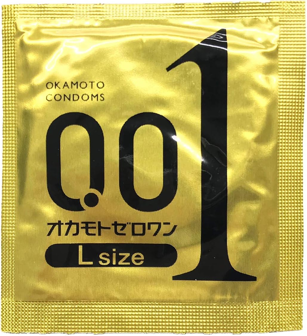 오카모토 콘돔 001 【대량 구매 세트】 0.01mm L 사이즈 (폴리우레탄) 3개입 3세트