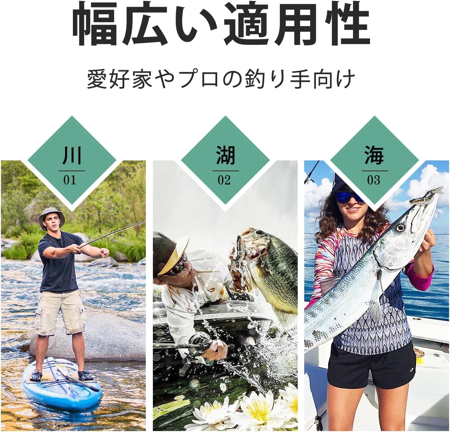 TRUSCEND 6관절 리얼 피쉬 루어 4개 세트 초보 입문용 미노우 낚시루어 B2-5cm,2g