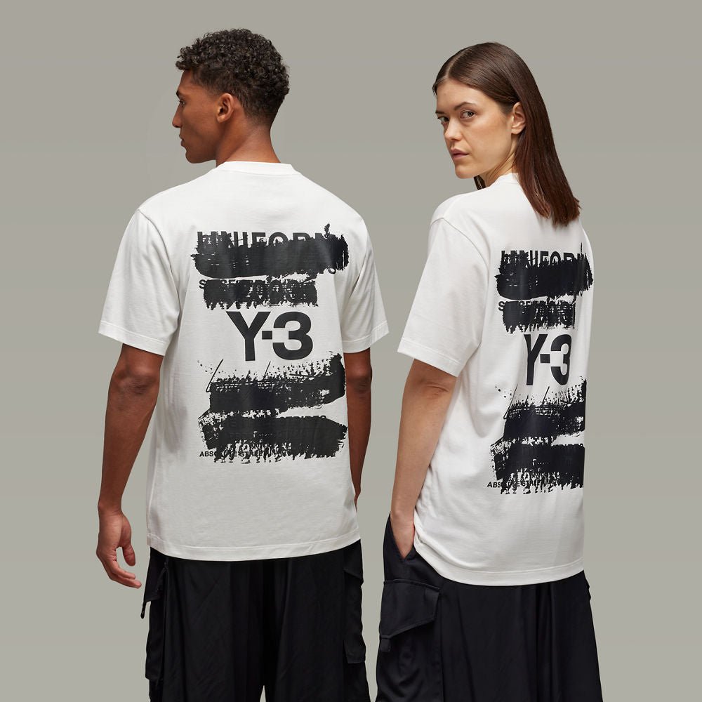 Y-3 U GFX SS TEE (코어 화이트) JM7815