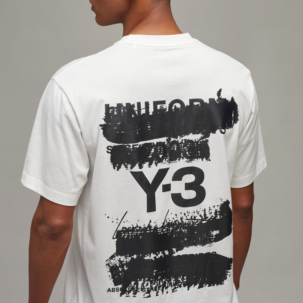 Y-3 U GFX SS TEE (코어 화이트) JM7815