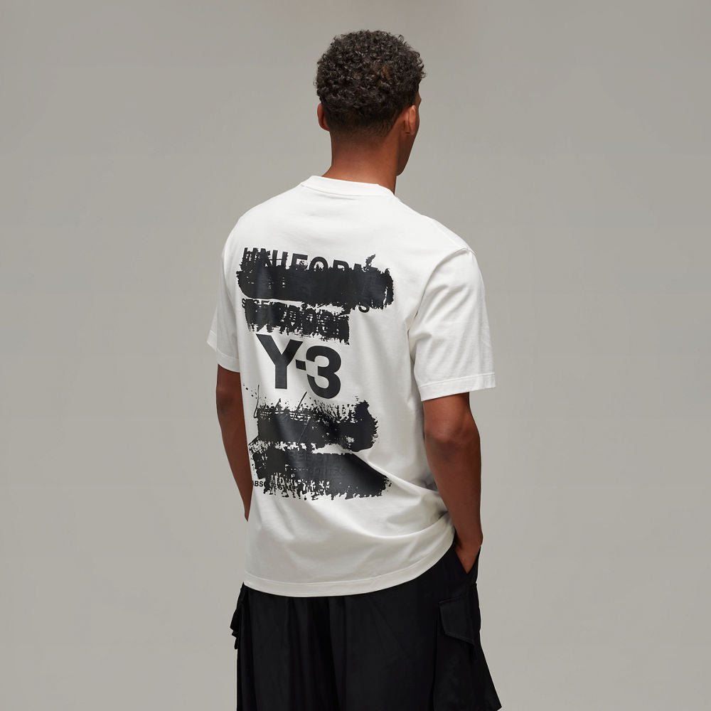 Y-3 U GFX SS TEE (코어 화이트) JM7815