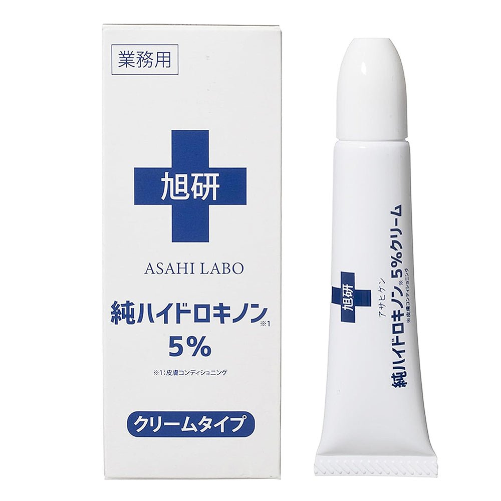 아사히 연구소(旭研究所) 업소용 하이드로퀴논 5% 크림 대용량 15g (의사 관리 하 사용)