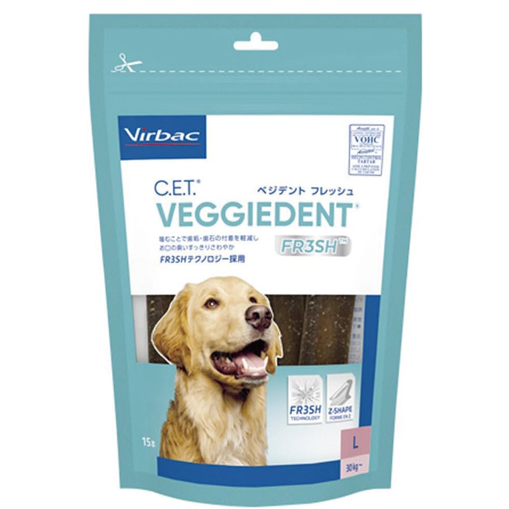 버박(Virbac) C.E.T. 베지덴트 프레시 L 사이즈 (15개입)