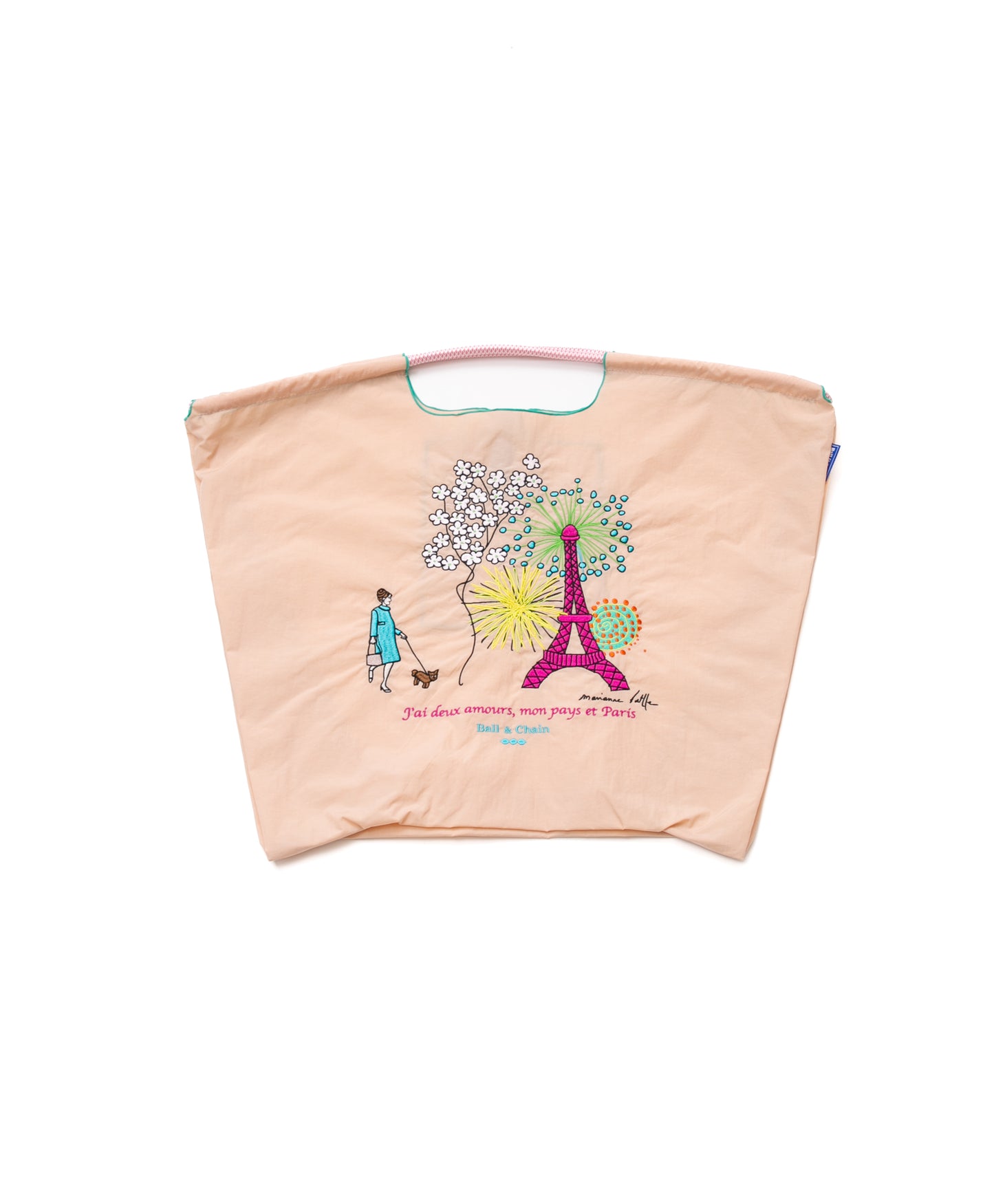 Ball & Chain 볼 앤 체인 마리안느 배틀 파리Marianne Battle  콜라보 쇼핑백 L 사이즈  색상2가지