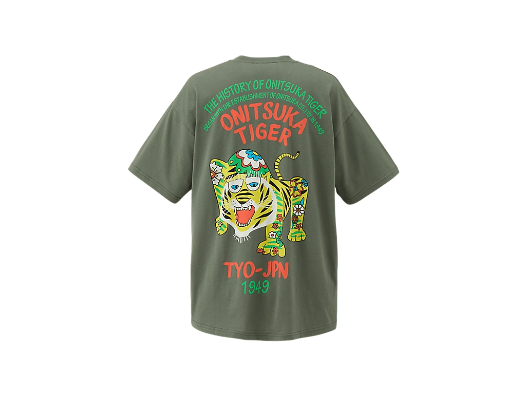 오니츠카 타이거 OVERSIZED GRAPHIC TEE 오버사이즈 그래픽 티셔츠 UNISEX 4컬러