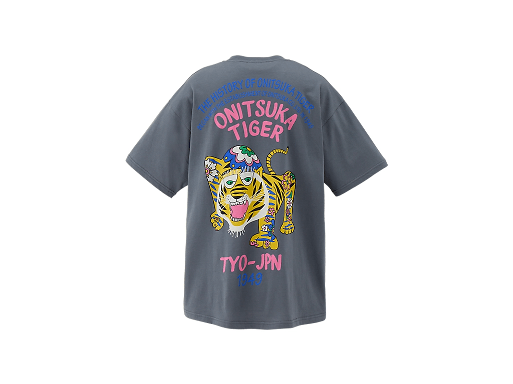 오니츠카 타이거 OVERSIZED GRAPHIC TEE 오버사이즈 그래픽 티셔츠 UNISEX 4컬러