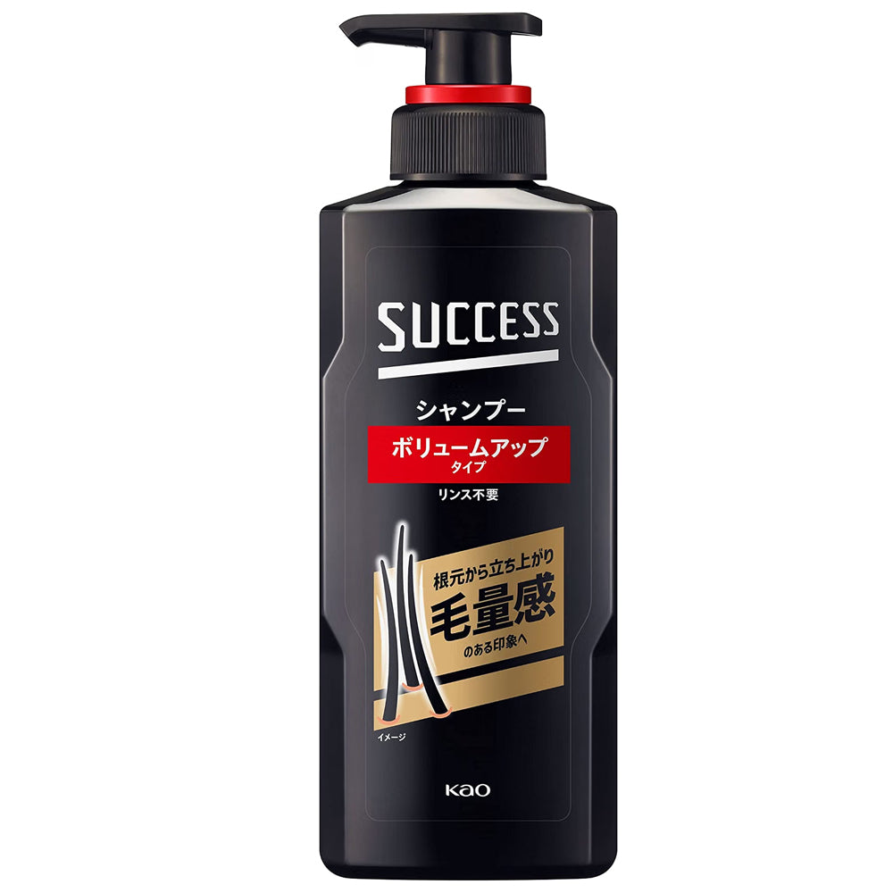 카오 SUCCESS 석세스 샴푸 볼륨업 타입 350mL 가는 모발·볼륨 부족 모발