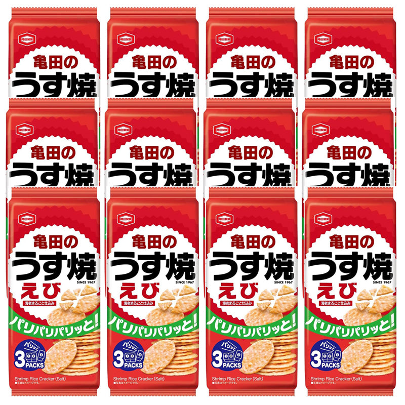 카메다 우스야키 새우맛 센베이 70g × 12봉