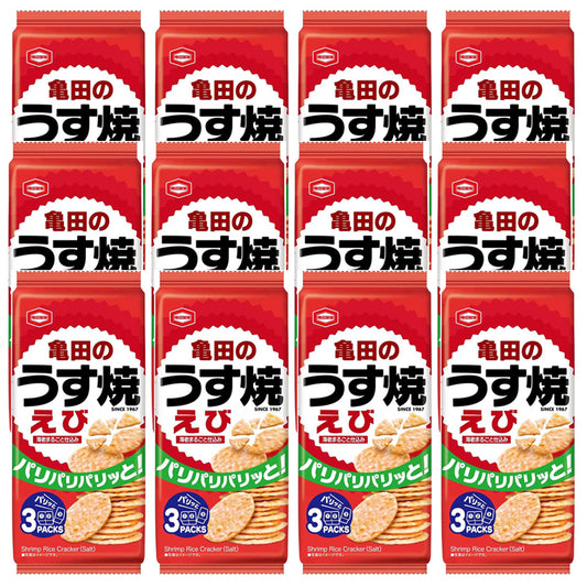카메다 우스야키 새우맛 센베이 70g × 12봉