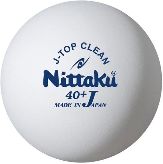 니타쿠(Nittaku) J 탑 클린 트레이닝 볼 – 연습용 탁구공 (40mm, 일본제) 60개입