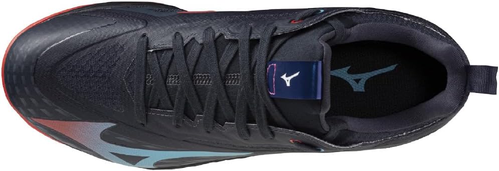 미즈노 MIZUNO 웨이브 드라이브 NEO4 남녀공용 탁구화 2E 다크그레이 레드 블루