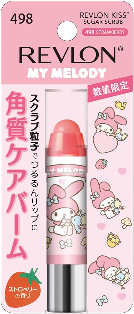 REVLON 레브론 키스 슈가 스크럽 SANRIO 마이멜로디 498 스트로베리 2.6g