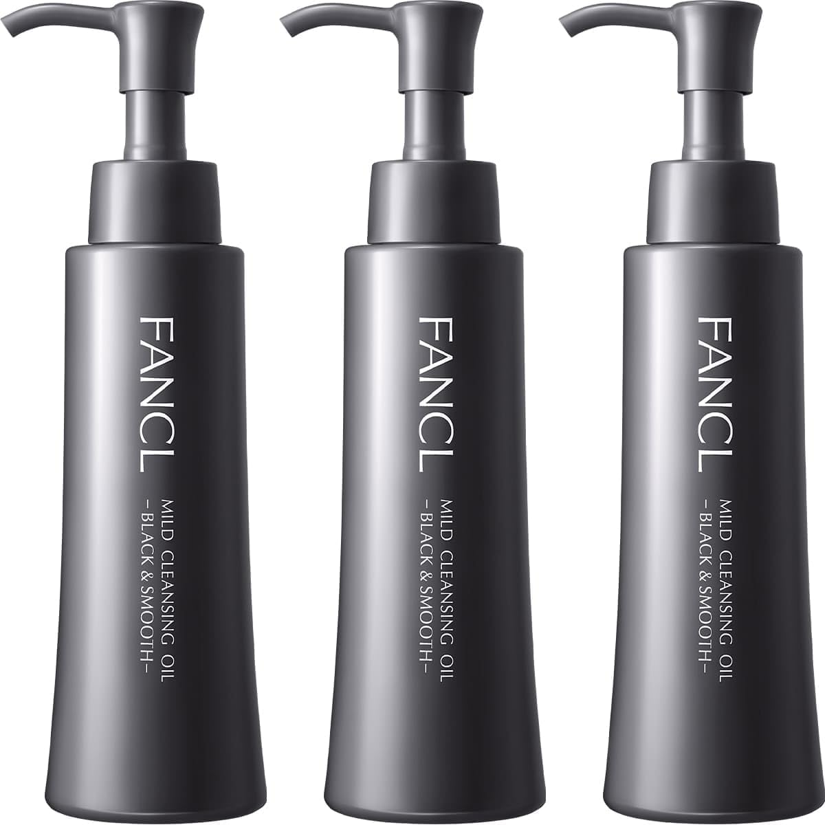 FANCL 마일드 클렌징 오일 블랙 스무스 (120mL × 3개 세트)