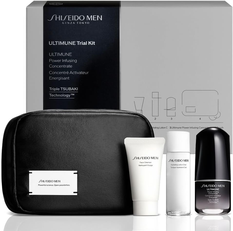 시세이도 맨 (SHISEIDO MEN) 알티뮨 트라이얼 키트 – 남성용 스킨케어 4종 세트 (여행용 / 선물용)