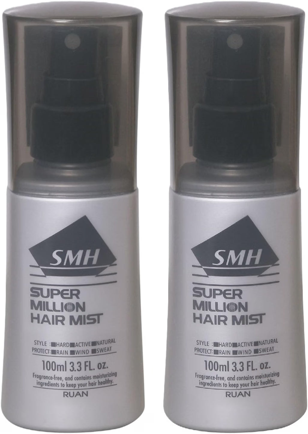 슈퍼 밀리언 헤어 미스트 100mL × 2개 세트 흑채전용 고정 미스트