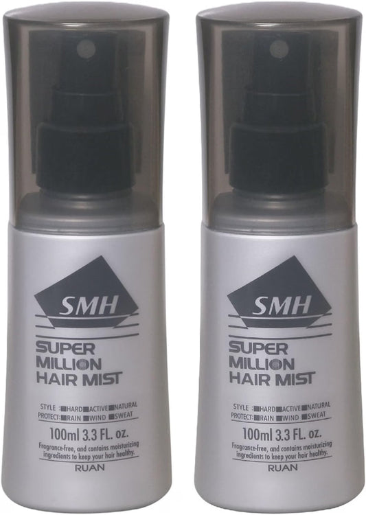 슈퍼 밀리언 헤어 미스트 100mL × 2개 세트 흑채전용 고정 미스트