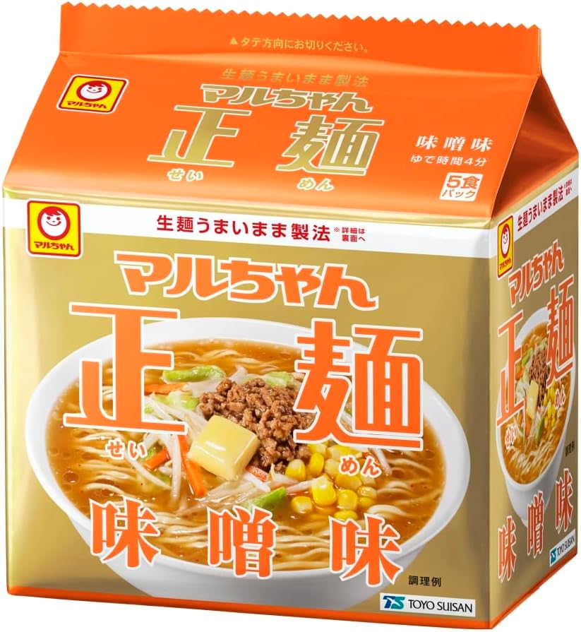 마루짱 정면 5식 팩 전 종류 라면 세트 (간장, 미소, 감칠맛소금, 돈코츠, 돈코츠간장, 와풍간장 / 각 1팩 5식 × 6종, 총 30개입) 즉석 봉지면 인스턴트 라면 세트 박스 구매용 | 동양수산