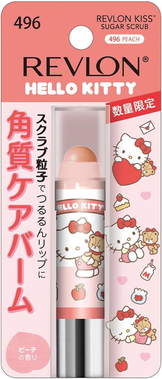 REVLON 레브론 키스 슈가 스크럽 SANRIO 헬로키티 496 피치 2.6g