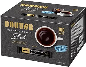 DOUTOR COFFEE 도토루 블랙커피 100개입 일본커피 일본인스턴트커피 스틱커피