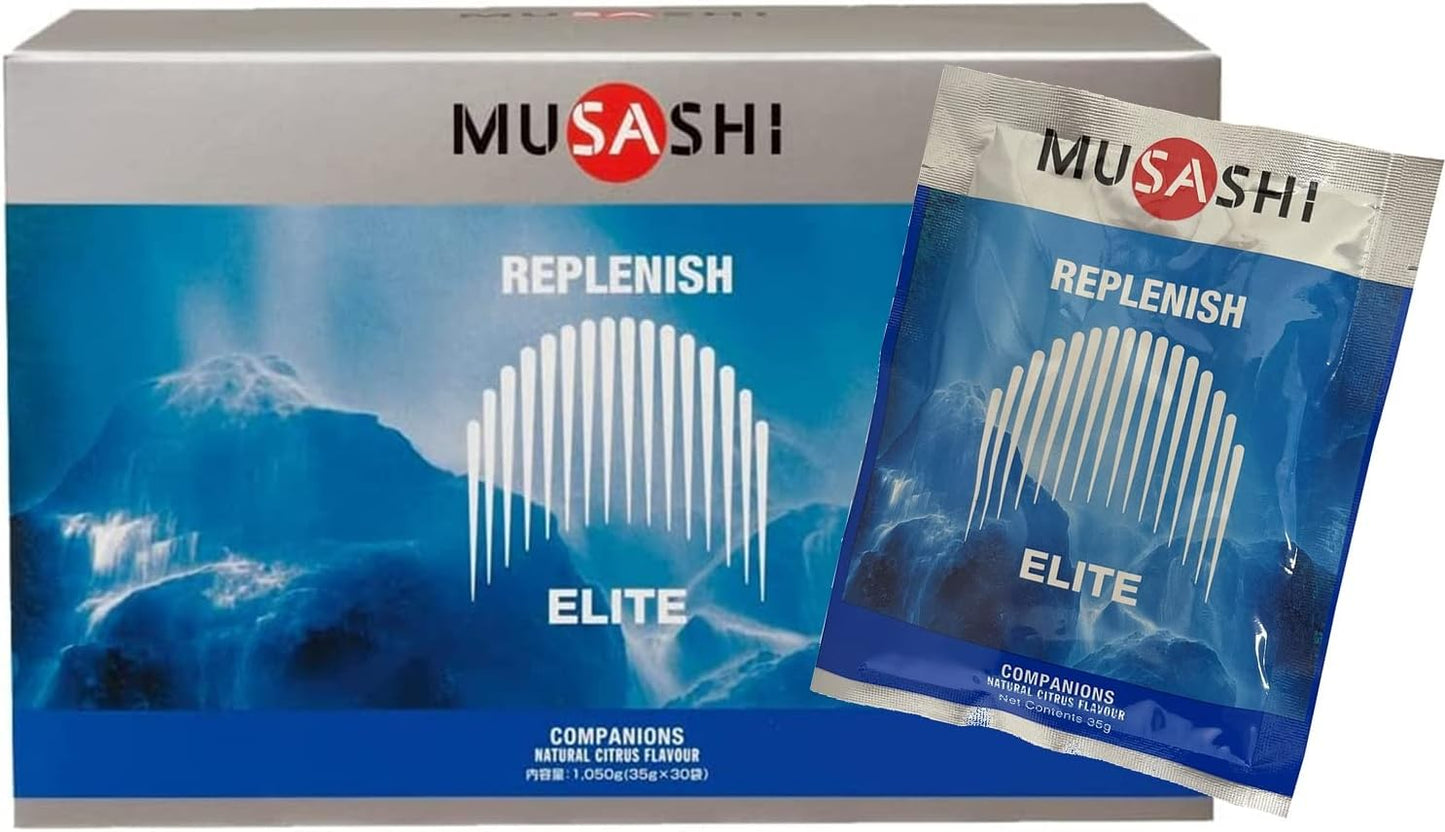 [MUSASHI]무사시 REPLENISH (리플리쉬) 아미노산 수분보충 드링크 30포입 *2세트