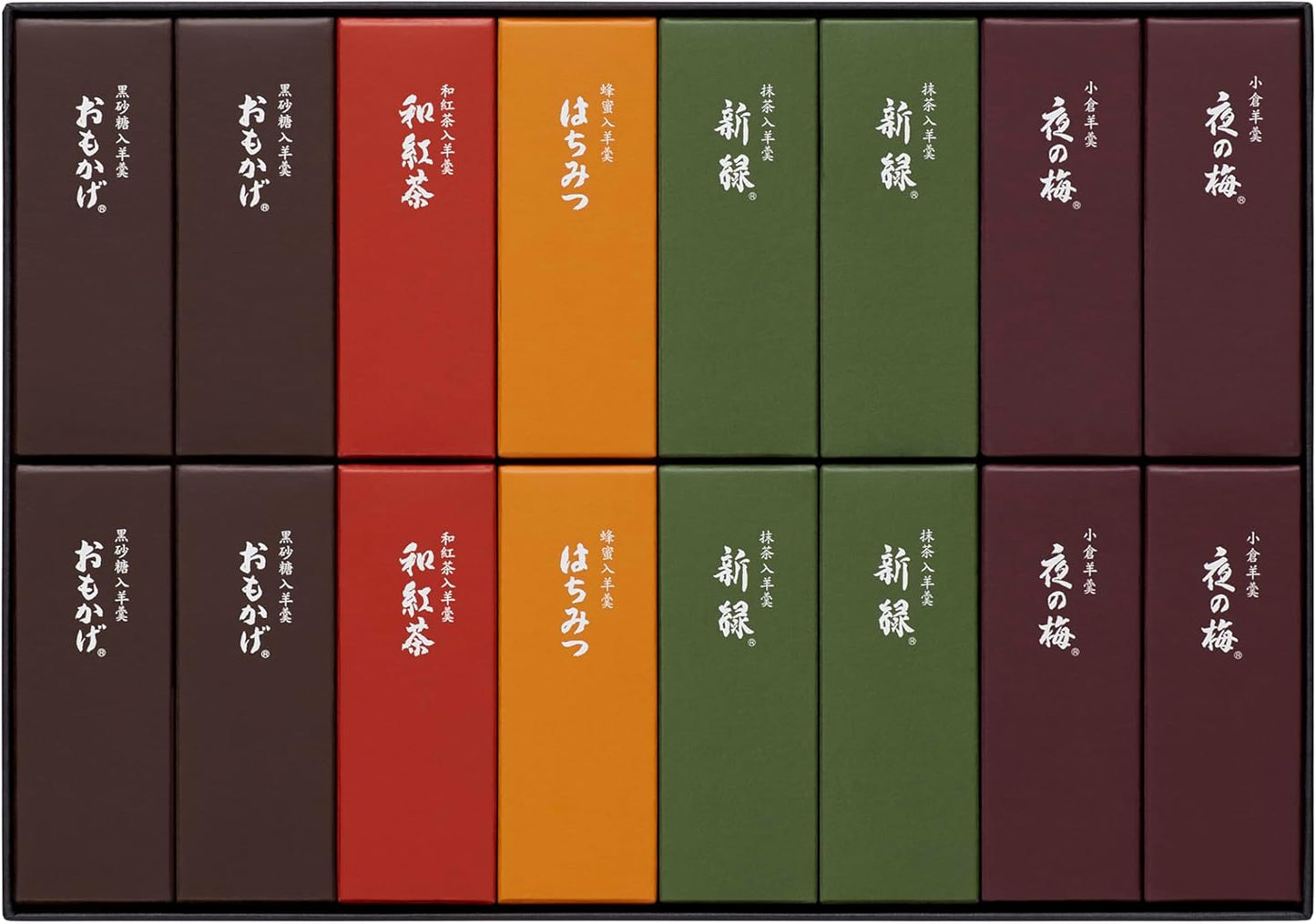 500년 전통의 화과자 토라야 소형 양갱 16개입 세트