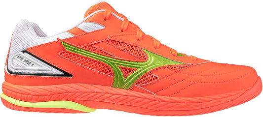 미즈노 MIZUNO 웨이브 드라이브 9 남녀공용 탁구화 2E 오렌지 옐로우