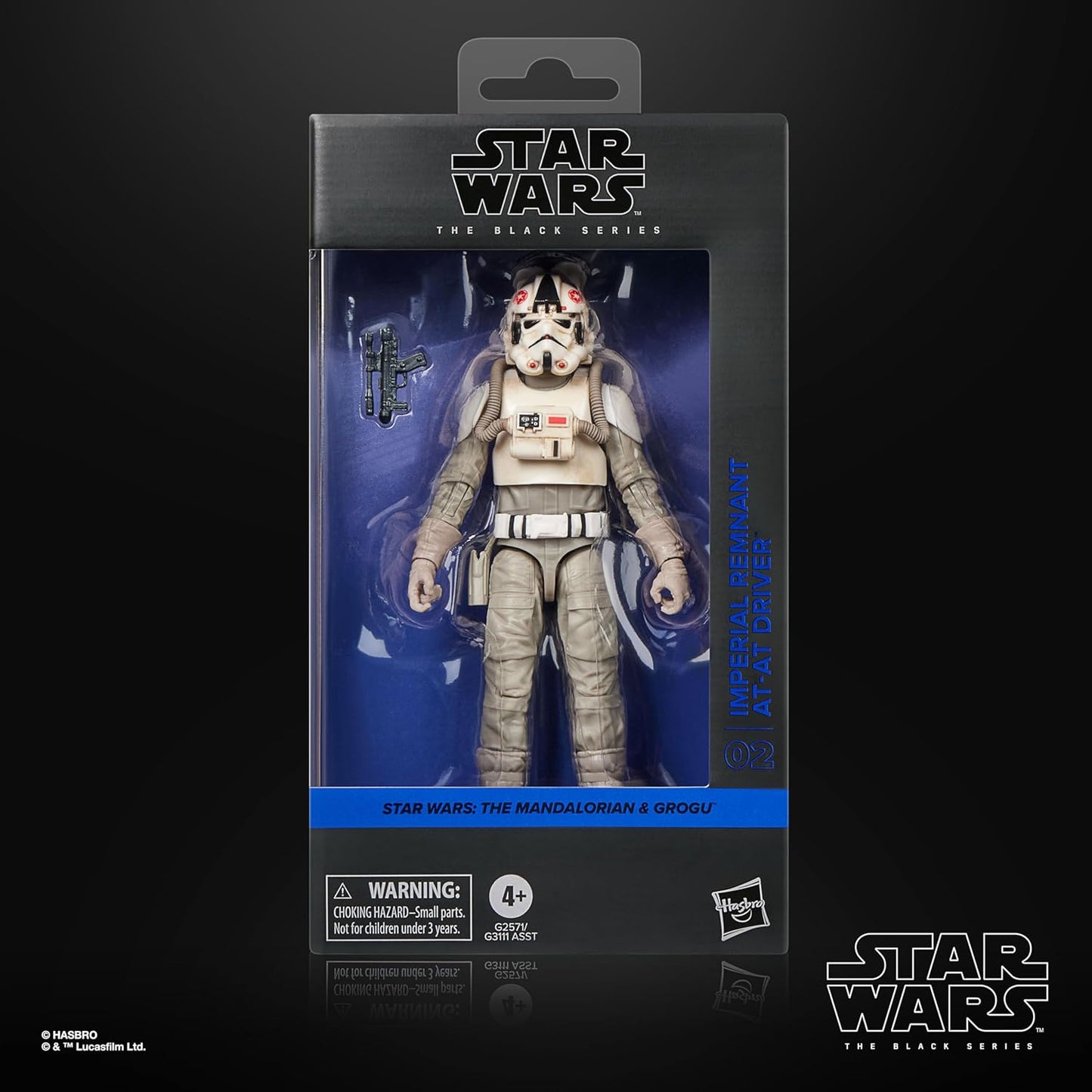 하즈브로 스타워즈 블랙 시리즈 AT-AT 드라이버 피규어 15cm 만달로리안 G2571
