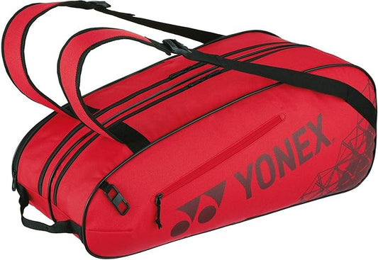 요넥스(YONEX) 테니스 라켓가방 6 BAG2532R 레드, 테니스 라켓 6개 수납 가능