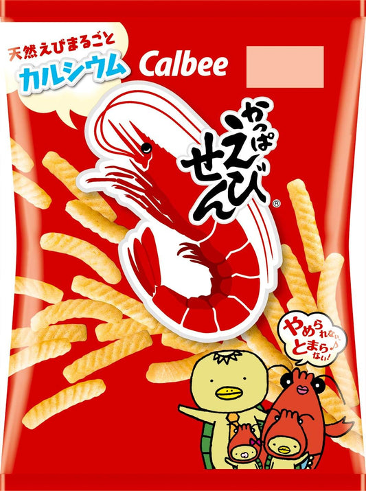 카루비 카파에비센 85g × 12봉 세트 (일본산 새우 스낵)