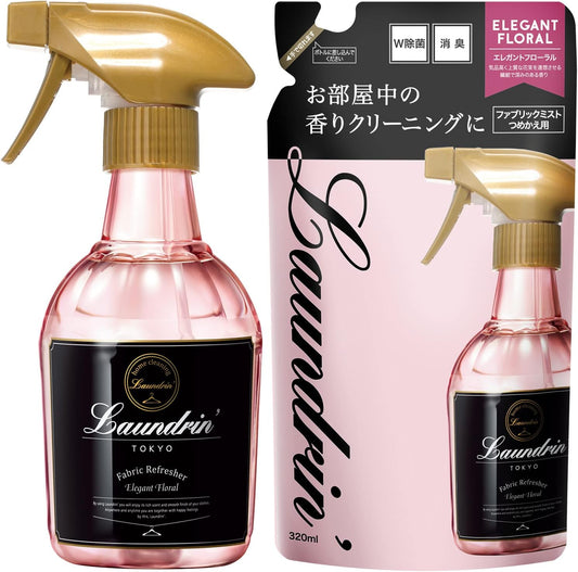 랜드린 패브릭 미스트 엘레강트 플로럴 세트  본품 370ml  리필 320ml (총 690ml)