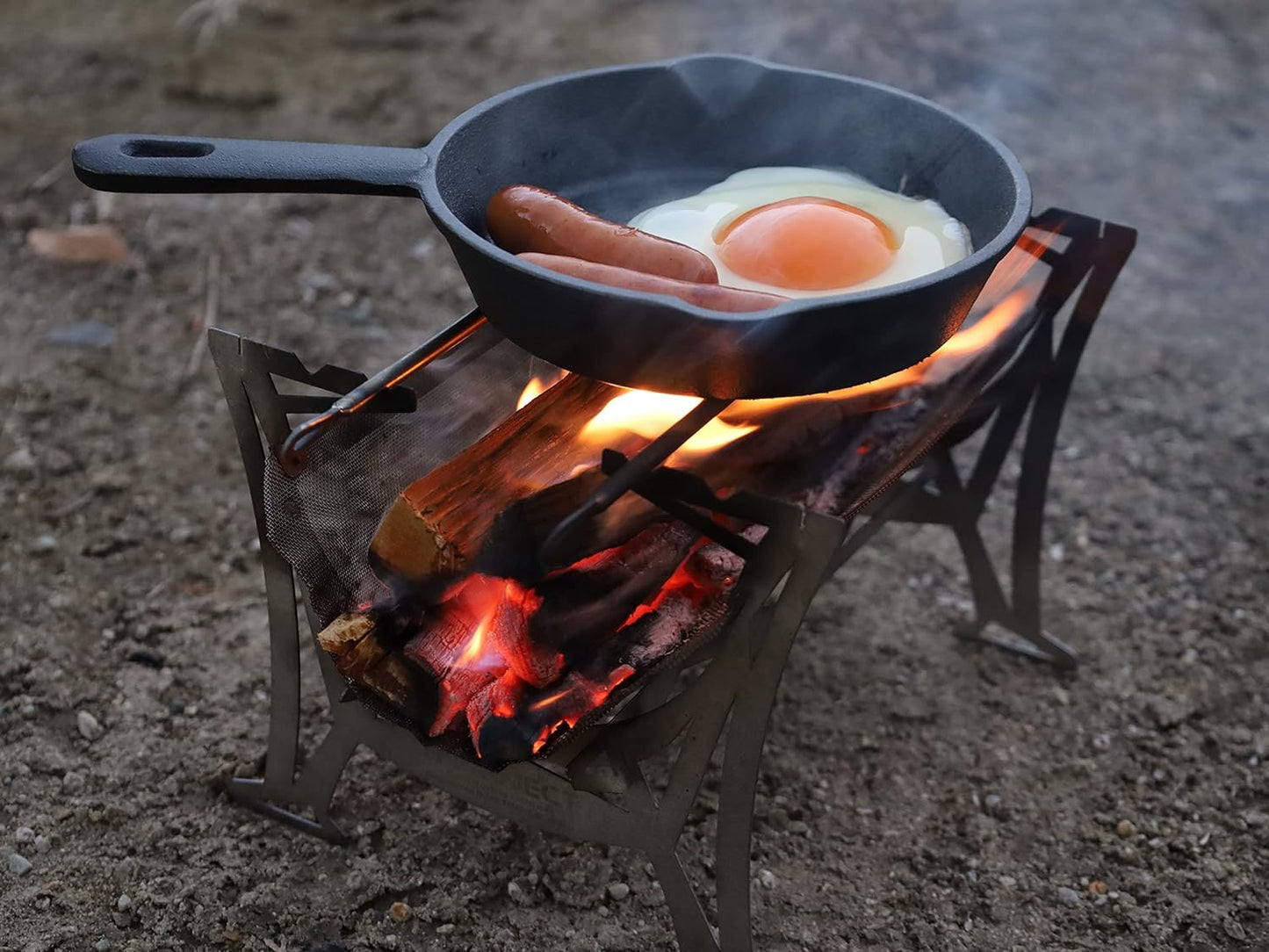 N-project 티타늄 화로대 네이처 스토브 TITANIUM GEAR – 초경량 185g, 등산·솔로 캠핑용 Naturestove N-716 [일본제]