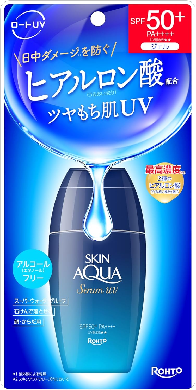 스킨아쿠아 (SKIN AQUA) 히알루론 세럼 UV 선젤 SPF50+/PA++++