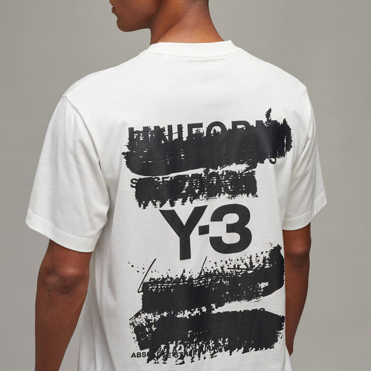 Y-3 U GFX SS TEE (코어 화이트) JM7815