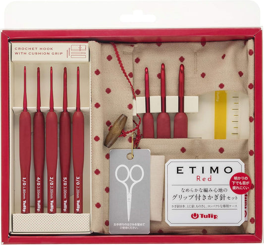 ETIMO Red (에티모 레드) 코바늘 세트 레드 (Tulip/튤립 TED001)