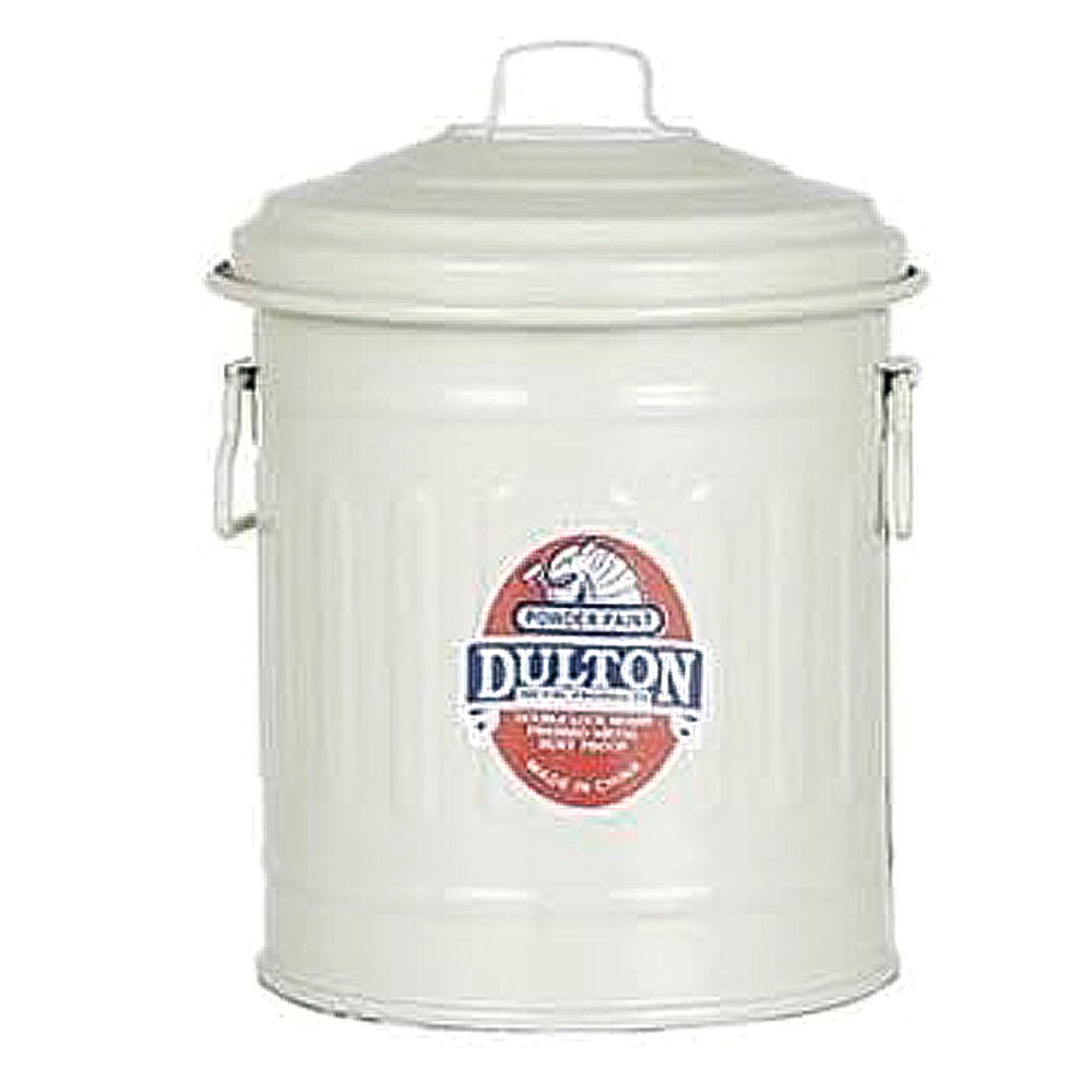 Dulton 달튼 가베지 캔 1L 탁상용 뚜껑형 철제 휴지통 색상4종