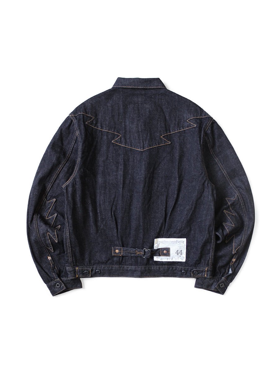 Kapital 캐피탈12oz 데님 산토도밍고 썬더버드 재킷 K2504LJ175