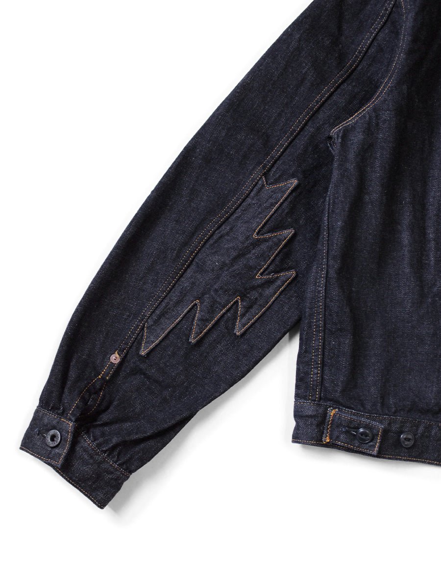 Kapital 캐피탈12oz 데님 산토도밍고 썬더버드 재킷 K2504LJ175